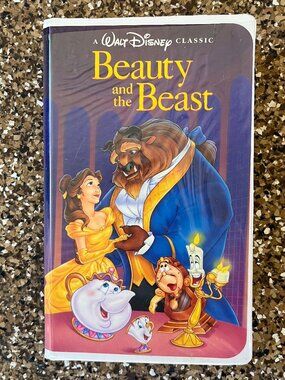 Walt Disney Beauty and the Beast VHS 90s vintage retro kidcore childhood